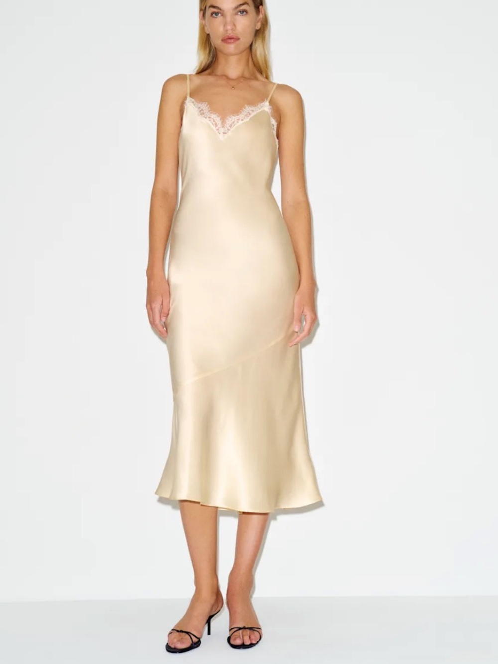 Reformation silk slip dress NWT